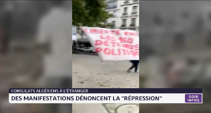 Consulats algériens à l'étranger: des manifestants dénoncent la "répression"