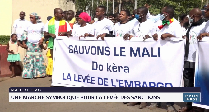 Mali-CEDEAO: une marche symbolique pour la levée des sanctions