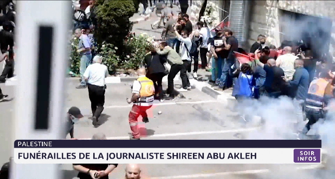 Palestine: funérailles de la journaliste Shireen Abu Akleh