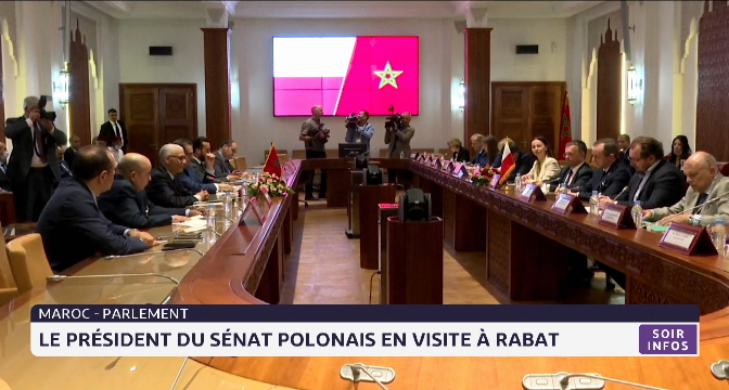 Le président du Sénat polonais en visite à Rabat
