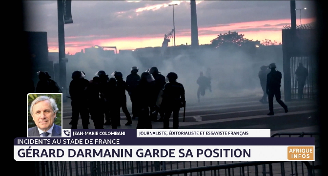 Incidents au Stade de France: Gérard Darmanin garde sa position