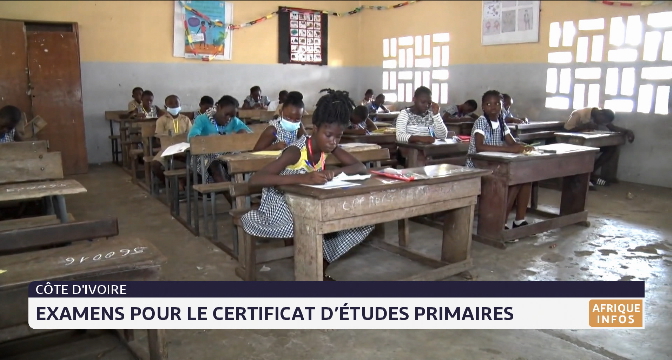 Côte d'Ivoire: examens pour le certificat d'études primaires 