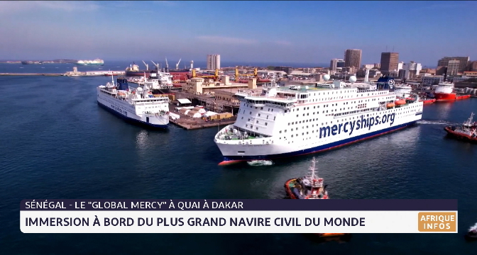 "Global Mercy": immersion à bord du plus grand navire civil du monde