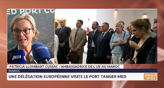  Une délégation européenne visite le port Tanger-Med