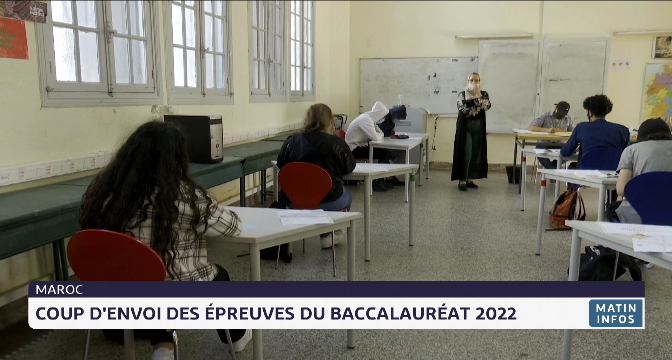 Maroc: coup D'envoi des épreuves du Baccalauréat 2022