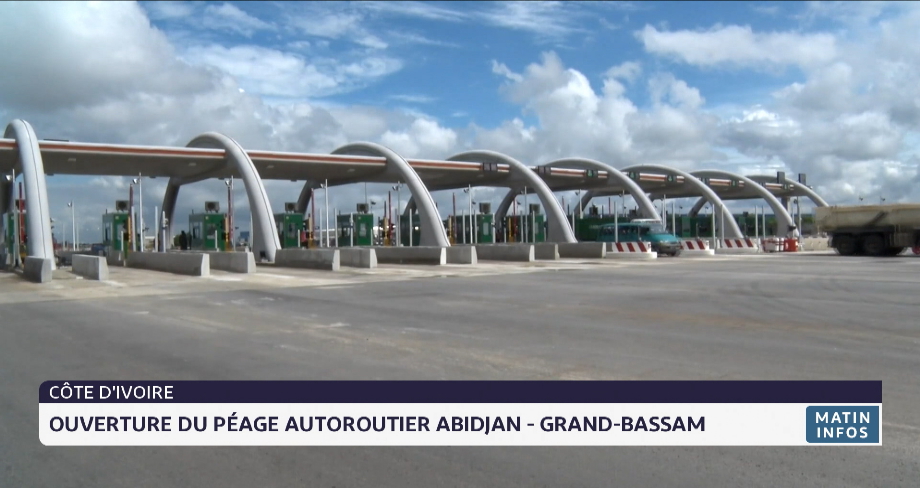 Côte d'Ivoire: ouverture du péage autoroutier Abidjan-Grand-Bassam