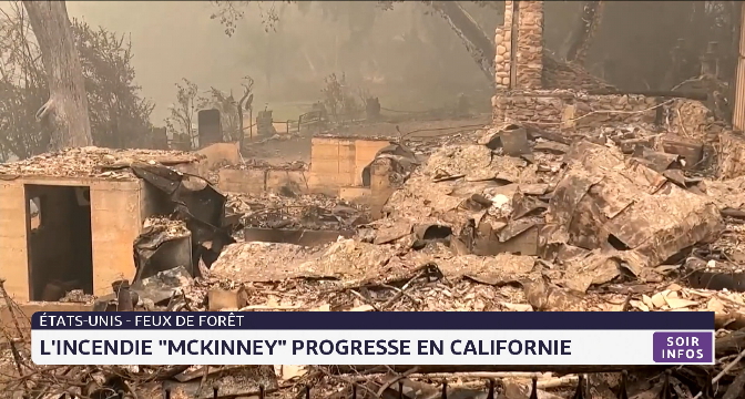L'incendie "McKinney" progresse en Californie