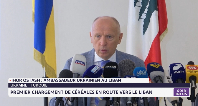 Ukraine-Turquie: premier chargement de céréales en route vers le Liban