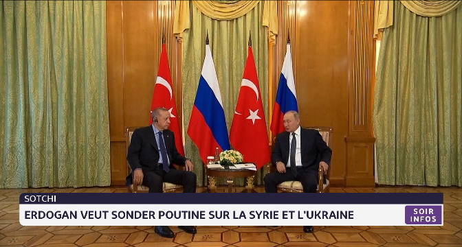 Sotchi: Erdogan veut sonder poutine sur la Syrie et l'Ukraine