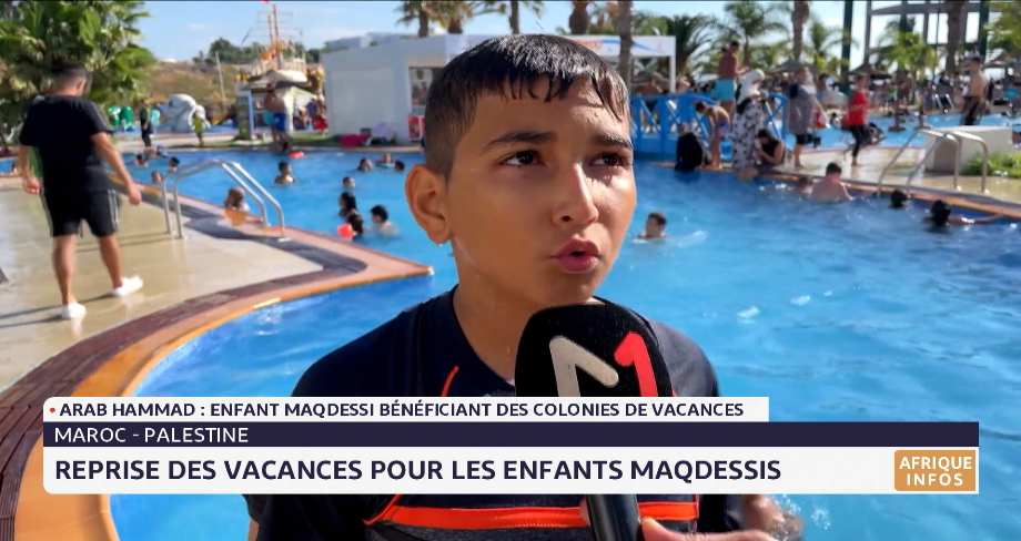 Maroc Palestine : reprise des vacances pour les enfants Maqdessis