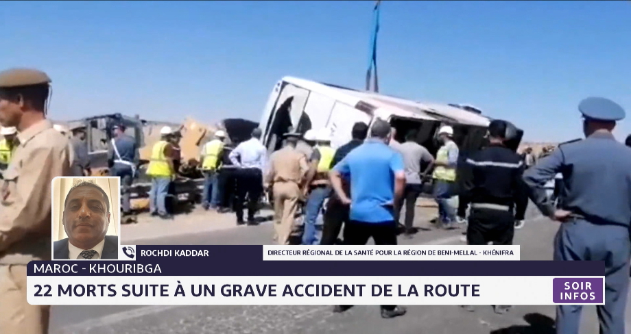 Khouribga: 23 morts suite à un grave accident de la route