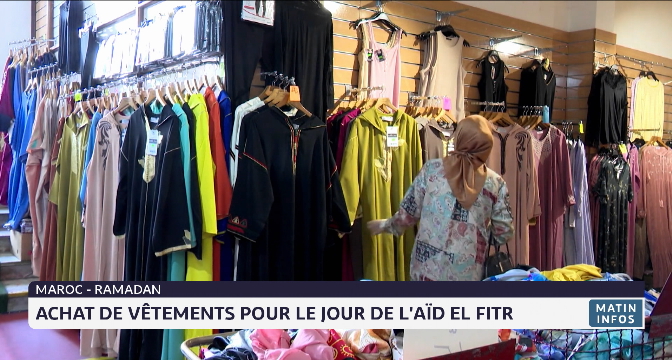 Maroc- Ramadan: achat de vêtements pour le jour de l’Aïd el Fitr 