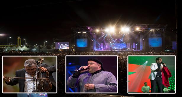 Medi1news موازين 2016 حجيب والستاتي والعامري قدموا حفلا لا ينسى أمام 250 ألف متفرج
