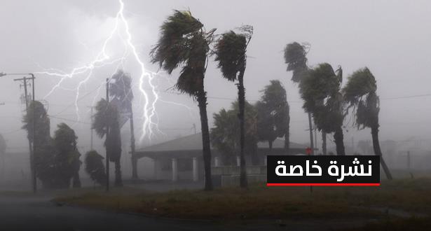 نشرة خاصة.. أمطار قوية أحيانا رعدية بعدد من مناطق المملكة