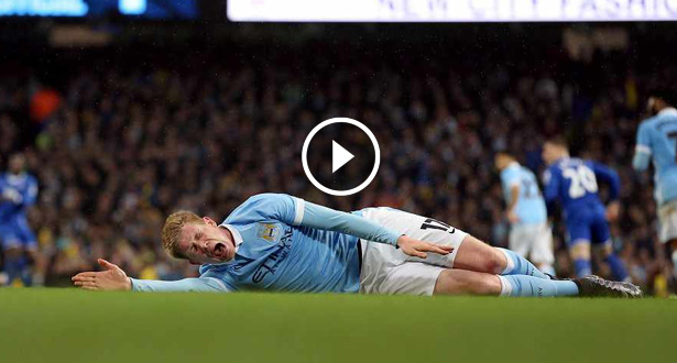 Medi1news Video Grave Blessure Pour La Vedette De Manchester City Kevin De Bruyne