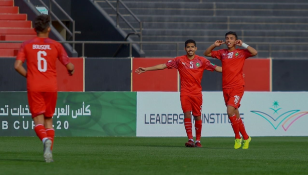 كأس العرب لأقل من 20 سنة .. فوز كاسح للمنتخب المغربي على نظيره الجيبوتي