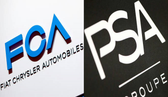 Accord de fusion entre les groupes PSA et Fiat-Chrysler pour former le quatrième constructeur automobile mondial