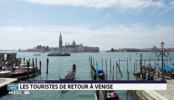 Italie: les touristes sont de retour à Venise