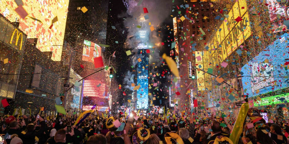 Malgré le Covid, New York a fêté le Nouvel an sur l'emblématique Times Square
