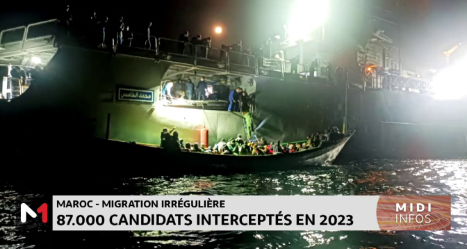Migration irrégulière : 87.000 candidats interceptés en 2023