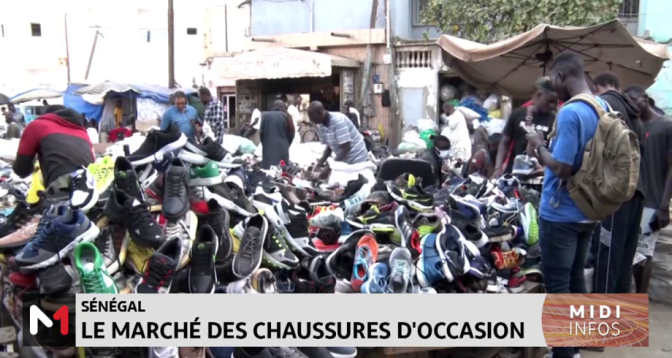 Sénégal : Le marché des chaussures d’occasion