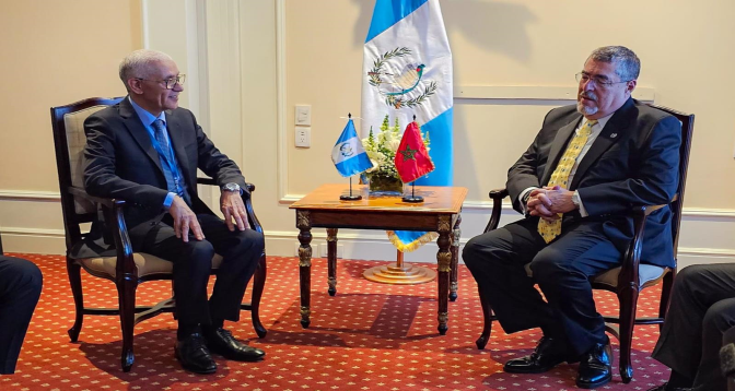 Talbi El Alami représente SM le Roi à la cérémonie d’investiture du nouveau président du Guatemala