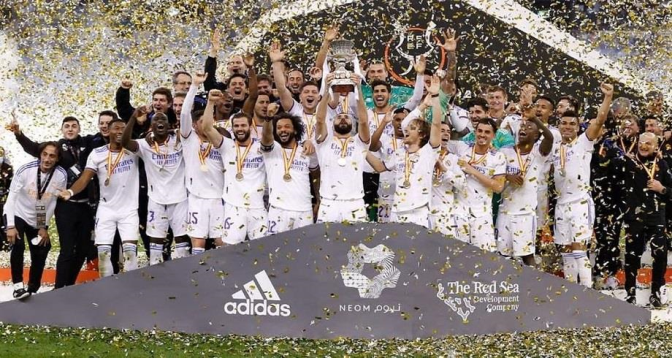 Supercoupe d'Espagne: le Real Madrid remporte sa 12e couronne