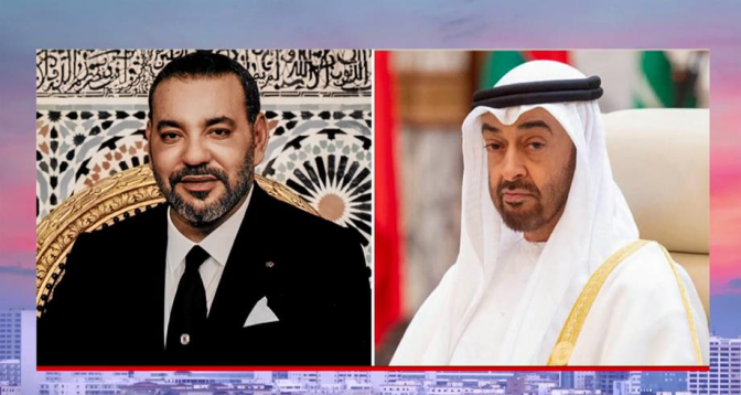 الملك محمد السادس يؤكد وقوف المغرب الدائم إلى جانب الإمارات