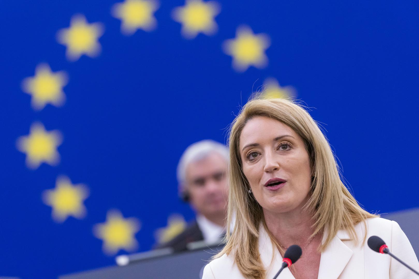انتخاب المالطية روبرتا ميتسولا رئيسة جديدة للبرلمان الأوروبي
