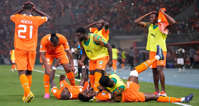 CAN 2023: Explosion de joie à Abidjan après la qualification des Eléphants pour les demi-finales
