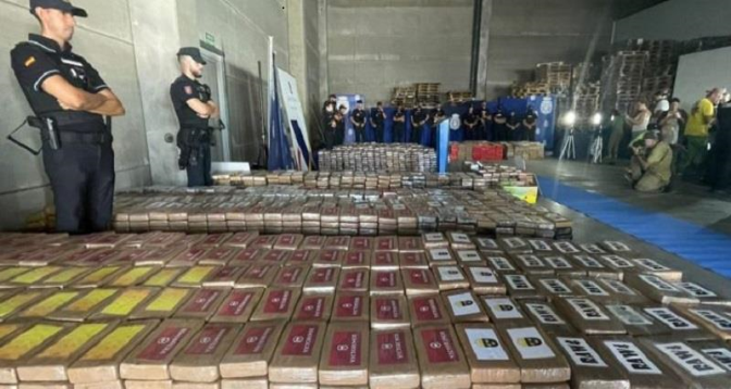 Espagne: une saisie record de huit tonnes de cocaïne dans le port d’Algésiras