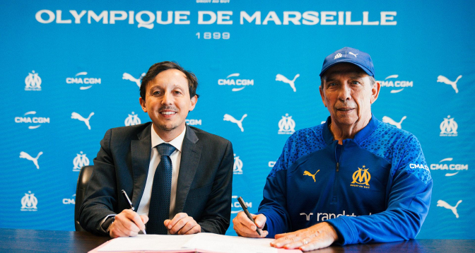Nouvel entraîneur pour l’Olympique de Marseille