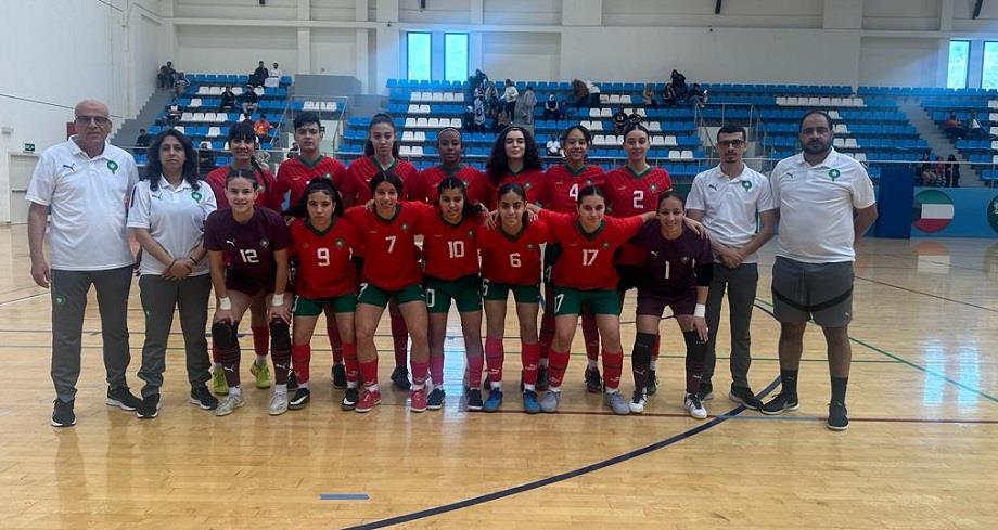 Futsal : match nul entre la sélection nationale féminine U20 et l'équipe du Koweït "A" 