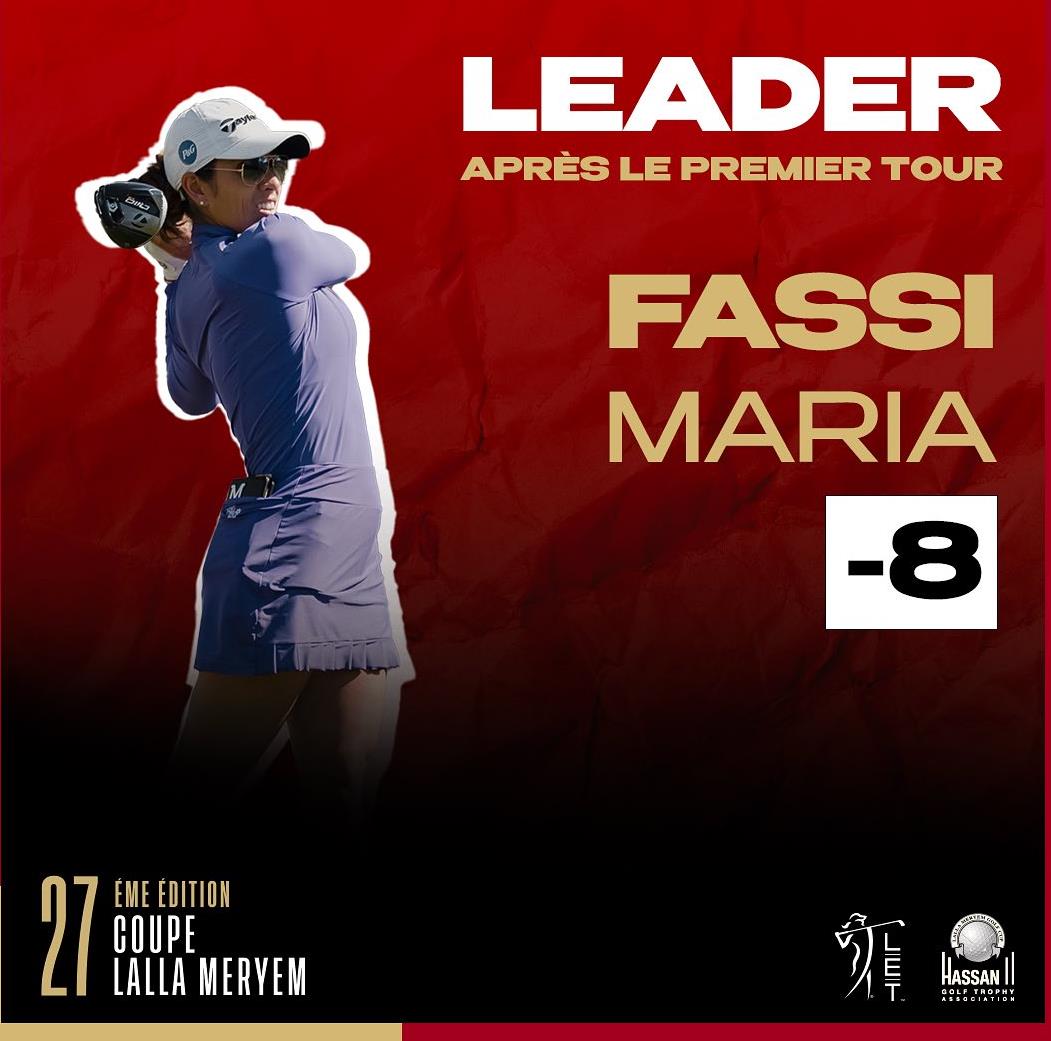 27è Coupe Lalla Meryem de golf (1ère journée): La Mexicaine Maria Fassi en tête du classement devant la Marocaine Inès Laklalech
