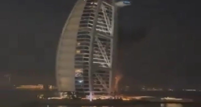 Dubaï : les débris d'un drone iranien provoquent un incendie au niveau de la façade de Burj Al Arab Dubaï : les débris d'un drone iranien provoquent un incendie au niveau de la façade de Burj Al Arab