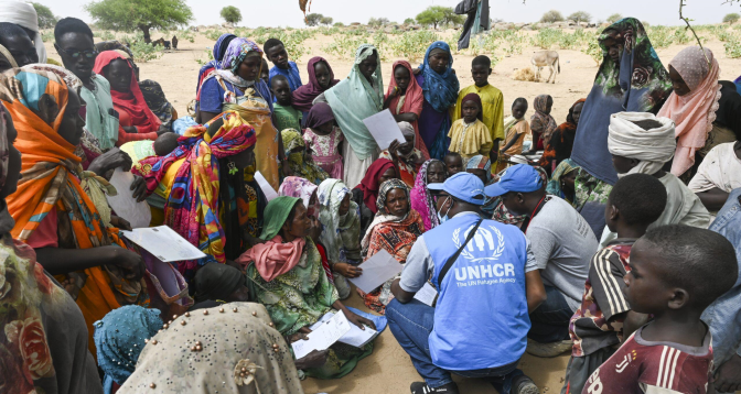 Le HCR préoccupé par la hausse des arrivées de réfugiés soudanais au Tchad