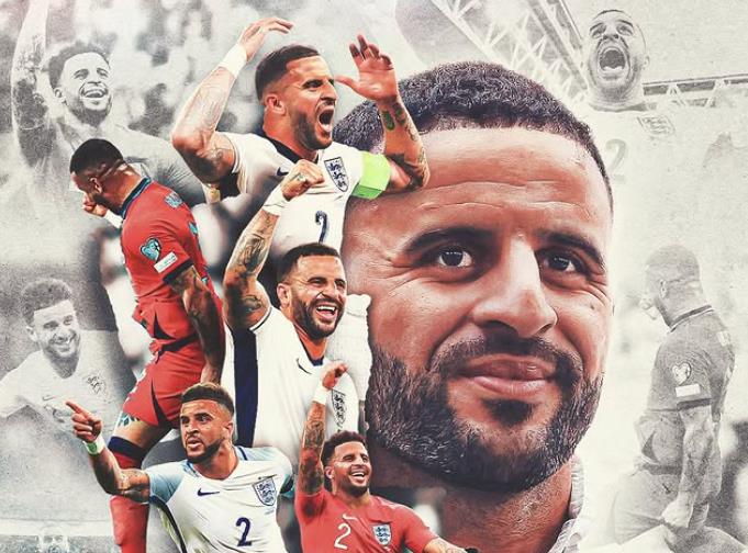  كايل ووكر يعتزل دوليا بعد 96 مباراة بقميص منتخب إنجلترا