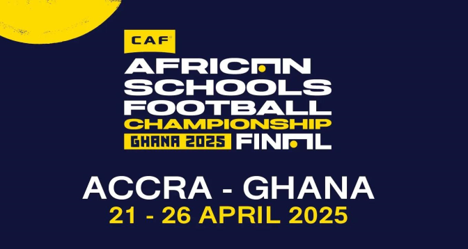 African Schools Football Championship 2025 : La phase finale prévu du 21 au 26 avril au Ghana