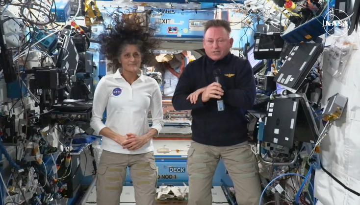 Retour sur Terre des deux astronautes américains qui étaient coincés dans l'ISS

