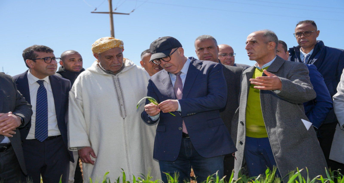 البواري يقوم بزيارة ميدانية لمكناس والحاجب لتتبع تقدم الموسم الفلاحي وتأثير الأمطار الأخيرة
