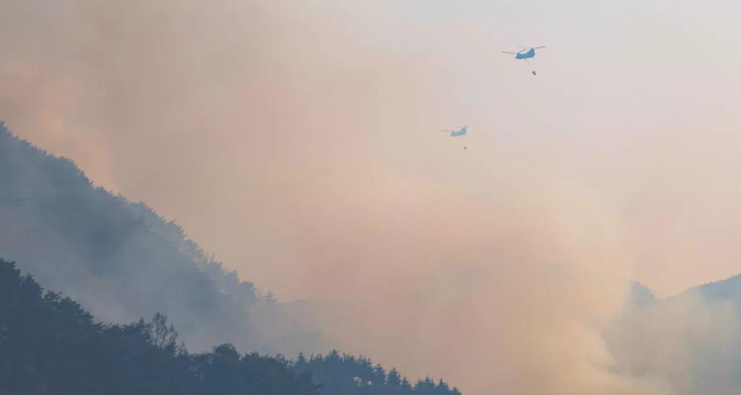 Corée: 4 morts et 1500 évacués dans de violents incendies de forêt