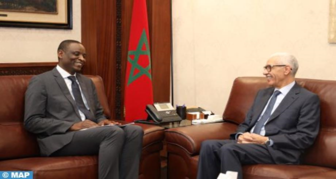الطالبي العلمي يستقبل المدير الإقليمي لدائرة المغرب العربي ومالطا بالبنك الدولي