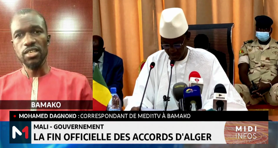 Fin officielle des Accords d'Alger. Lecture Mohammed Dagnoko
