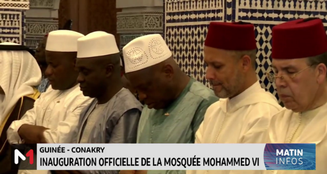 Guinée : inauguration officielle de la mosquée Mohammed VI de Conakry
