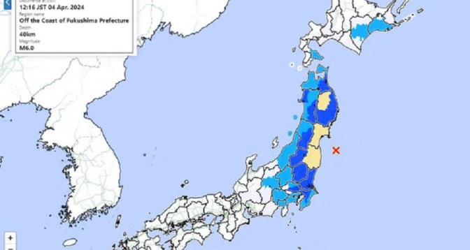 Un séisme de magnitude 6 secoue le Japon