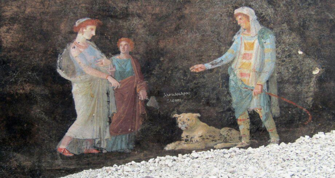 Découverte à Pompéi de fresques inspirées de la guerre de Troie
