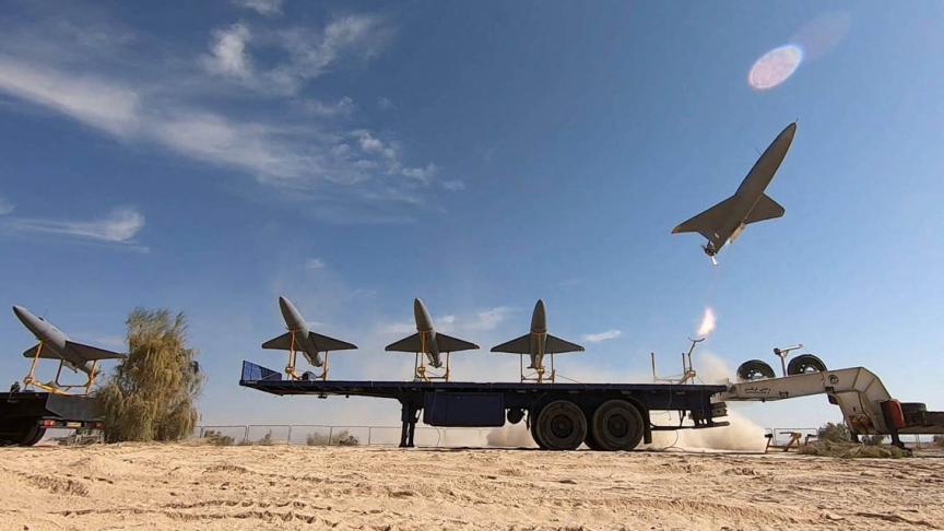L'Iran a lancé une attaque de drones contre Israël (armée israélienne)