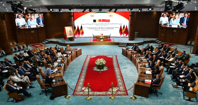 Ouverture à Rabat de la 3è réunion de la Haute commission mixte de partenariat Maroc-Belgique