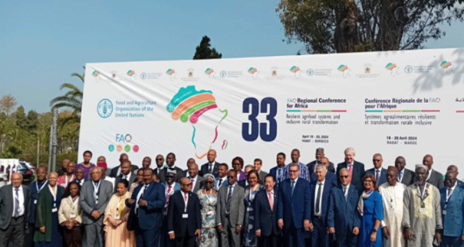 Rabat : début de de la 33ème session de la Conférence régionale de la FAO pour l’Afrique
