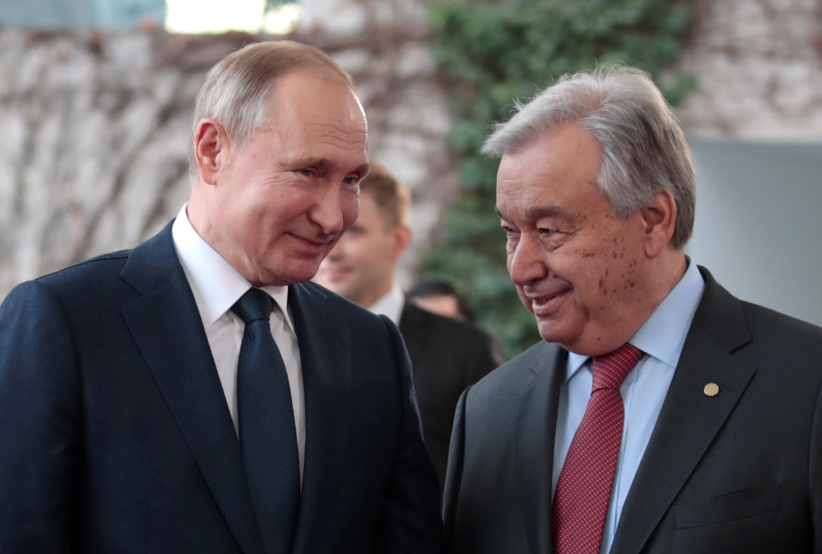 Conflit en Ukraine: Guterres reçu par Poutine à Moscou la semaine prochaine